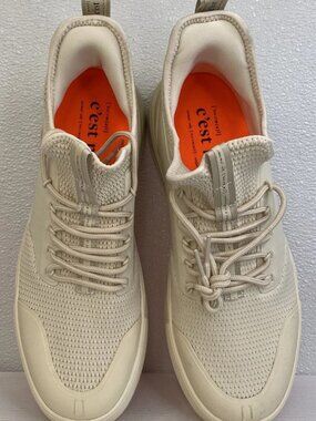 C'est Normal The Sneakers 2.0 Men Size US11 EU44 Cream Knit Mid Top Casual Shoes
